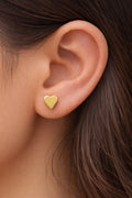 Sleek Heart Studs