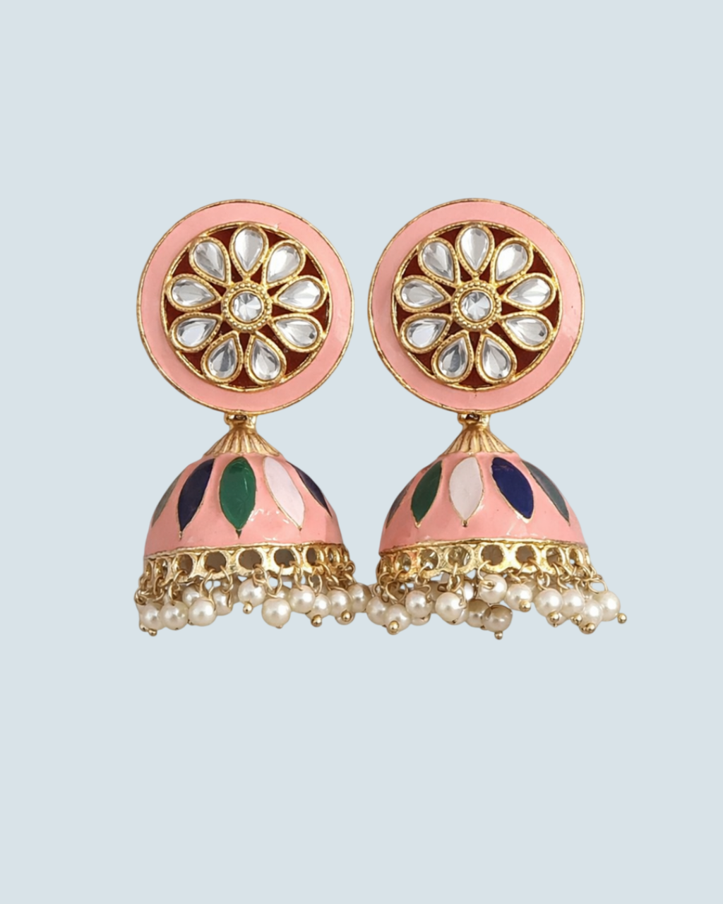 Flower Petal Jhumka