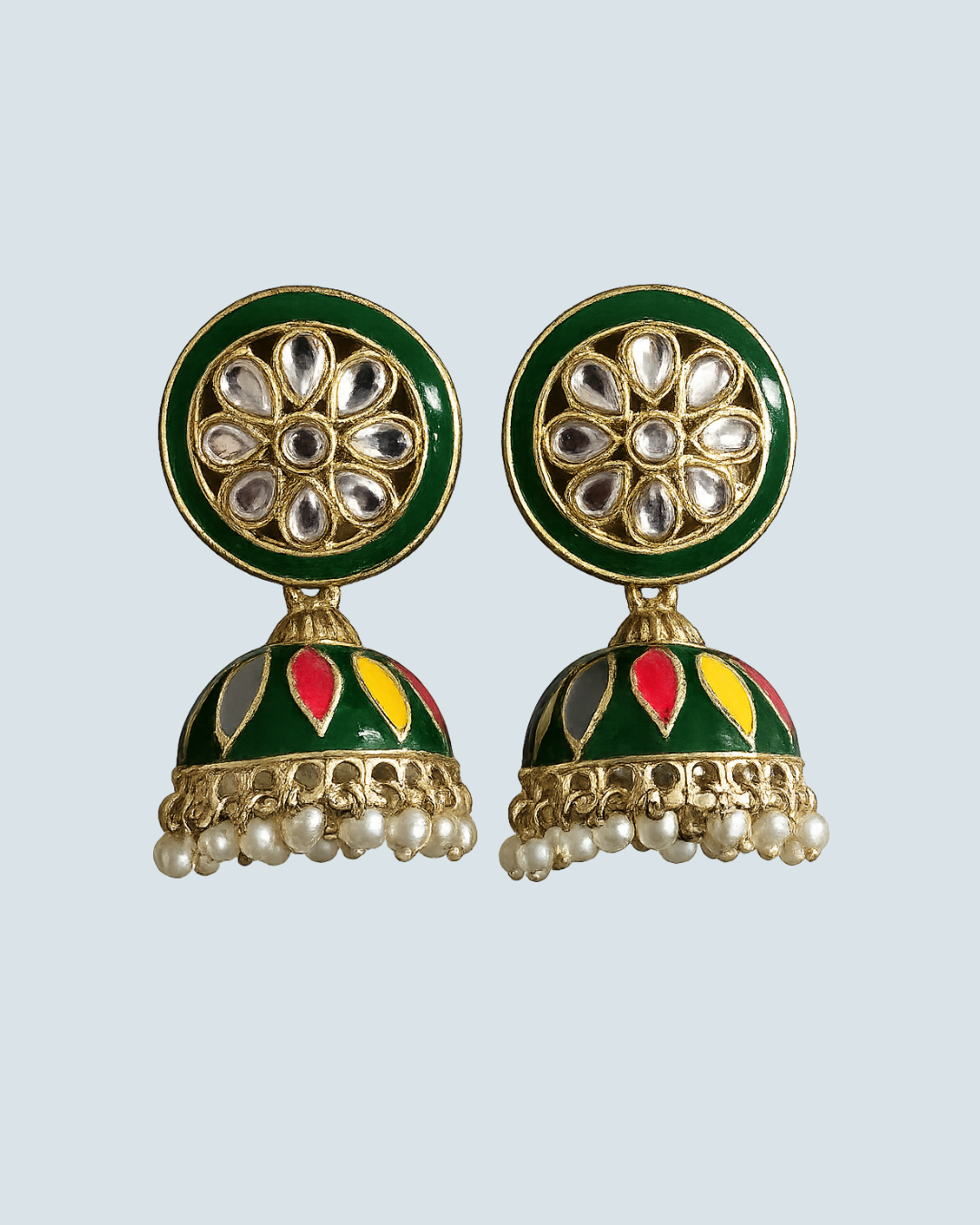Flower Petal Jhumka