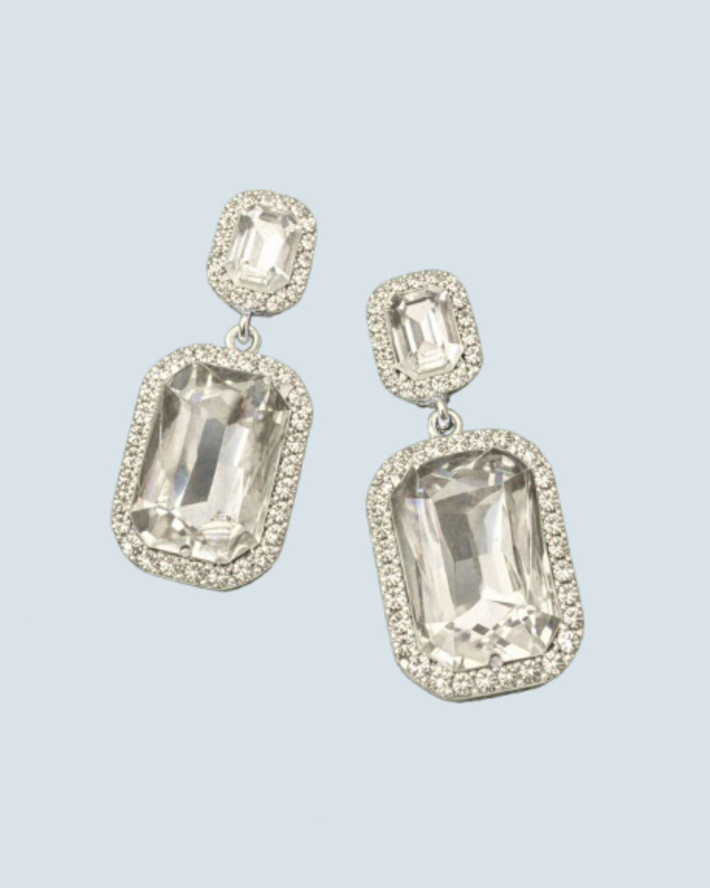 Glam Drop Crystal Earrings