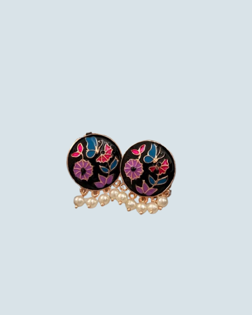 Bloom Meenakari Studs