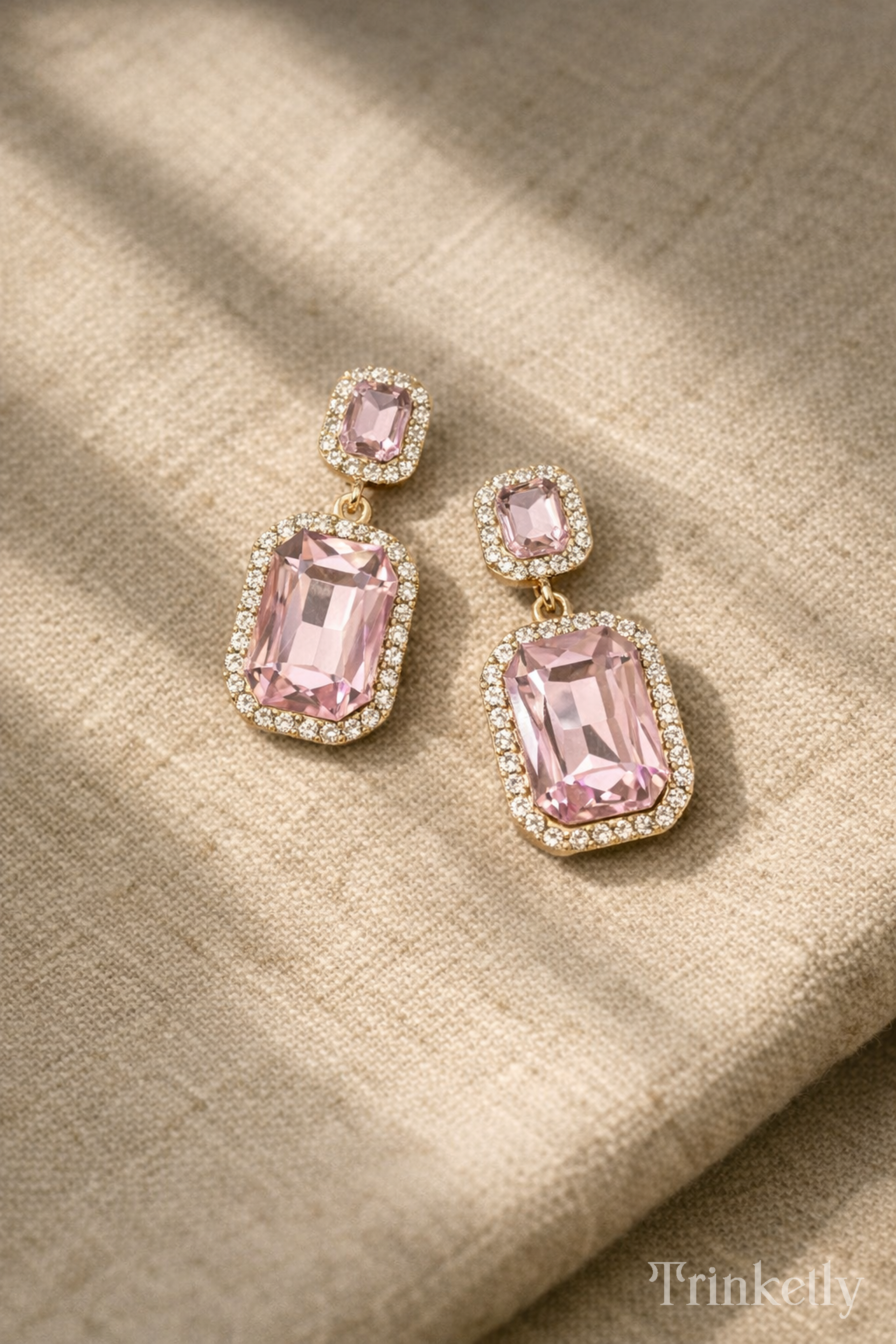 Glam Drop Crystal Earrings