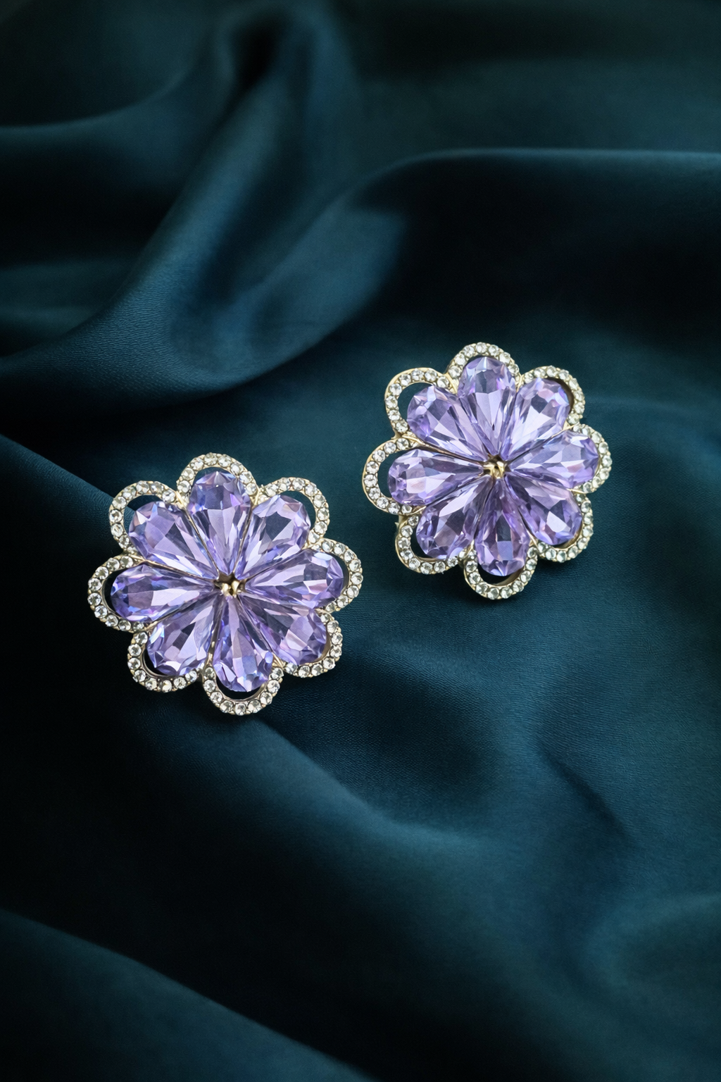 Bloom Crystal Studs