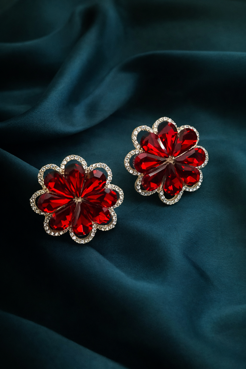 Bloom Crystal Studs