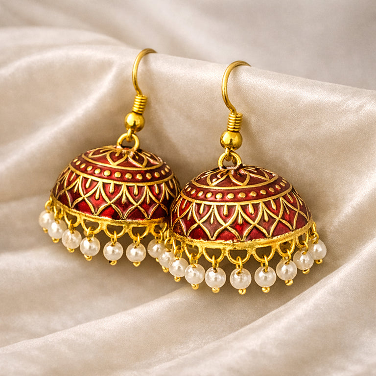 Jaipuri Jhumka (Medium)