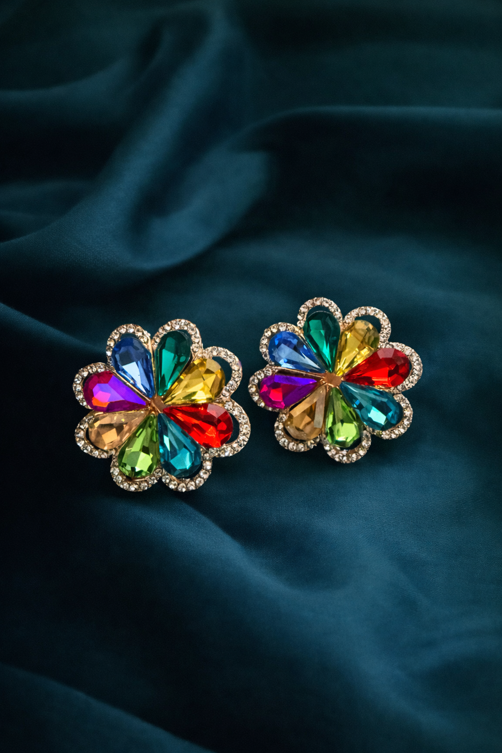 Bloom Crystal Studs