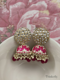 Kundan Meenakari Jhumka