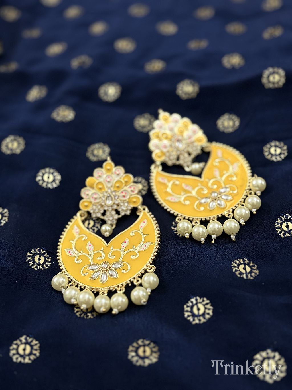 Blossom Chandbali Earrings