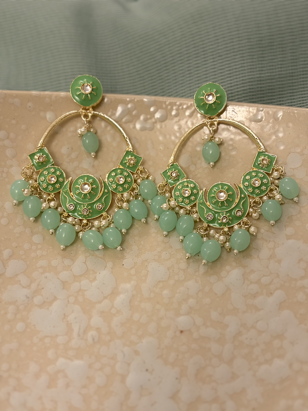Celestia Crescent Earrings