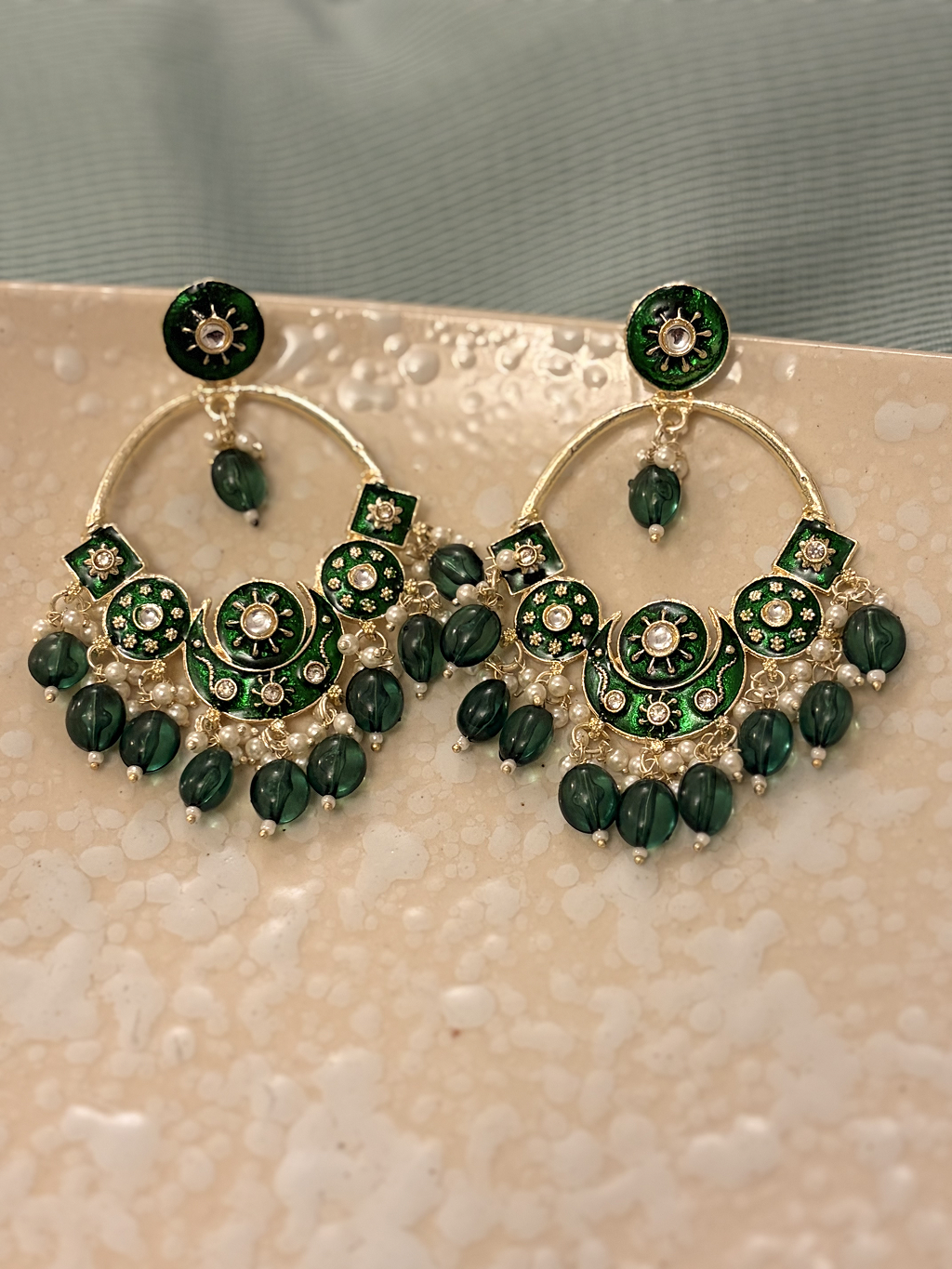Celestia Crescent Earrings