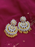 Meenakari Chandbali Earrings