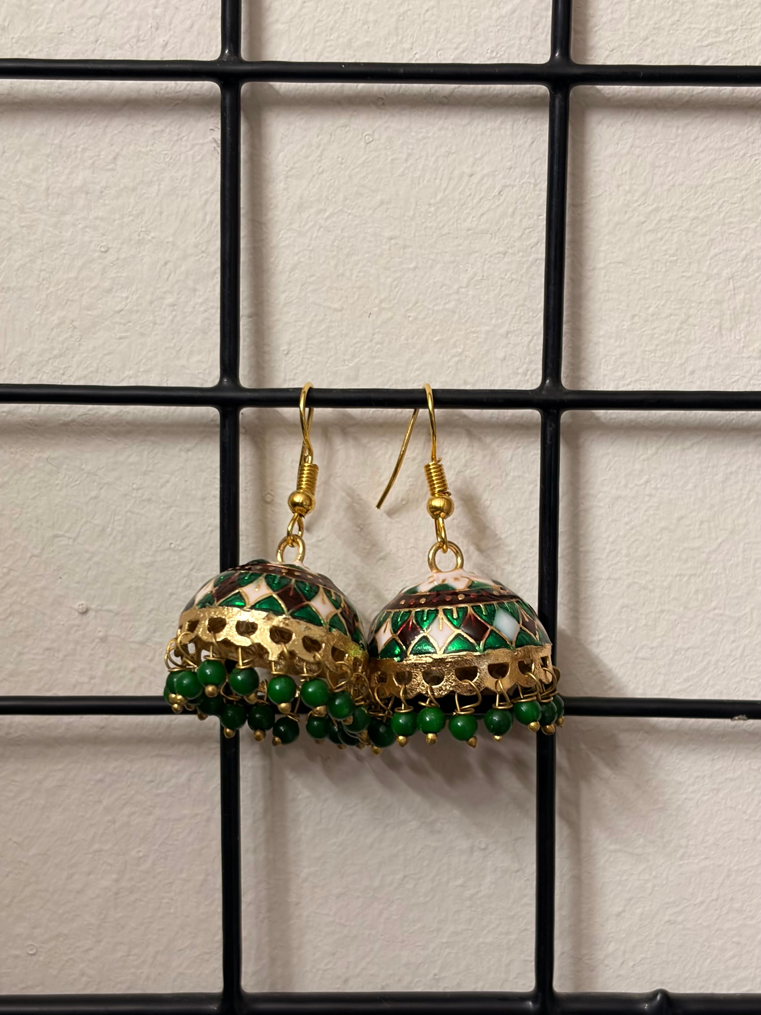 Jaipuri Jhumka (Multi-color)
