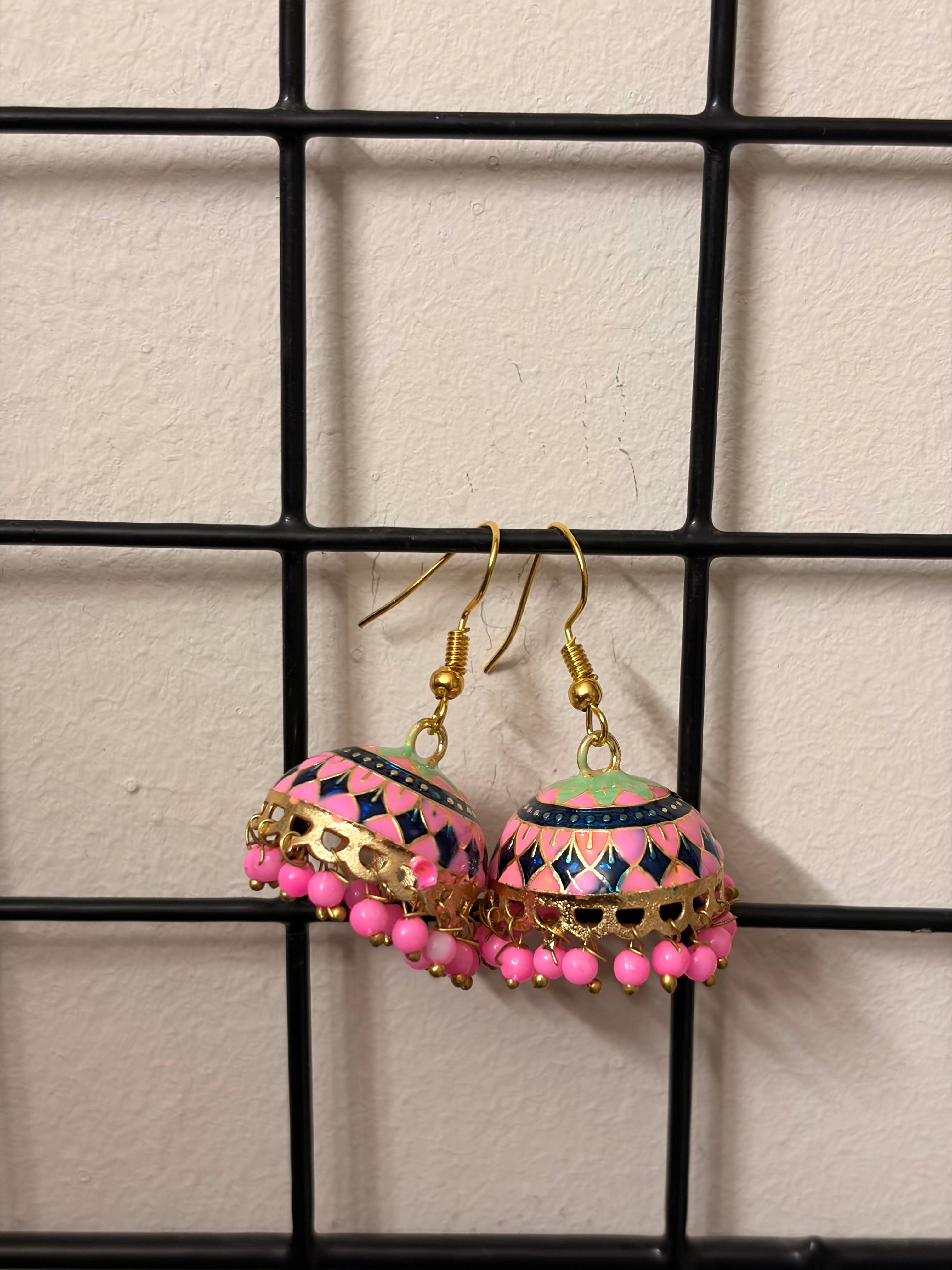 Jaipuri Jhumka (Multi-color)
