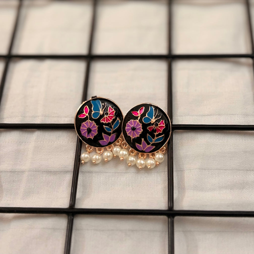 Bloom Meenakari Studs