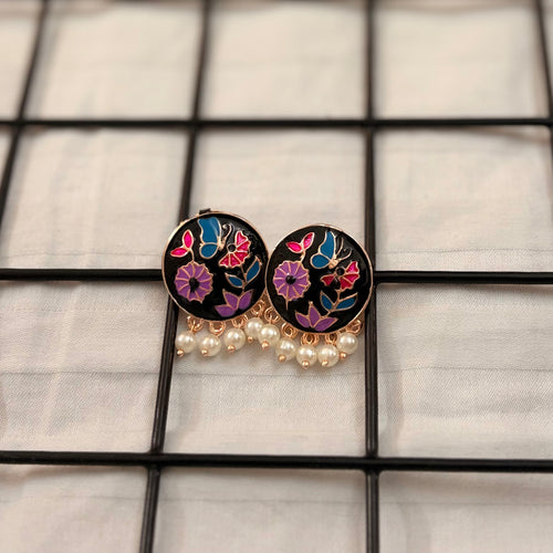Bloom Meenakari Studs
