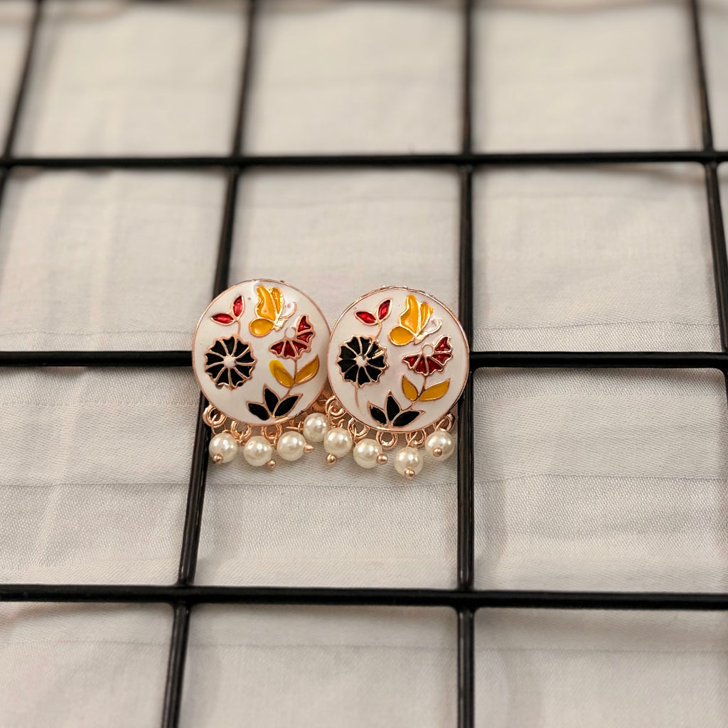 Bloom Meenakari Studs