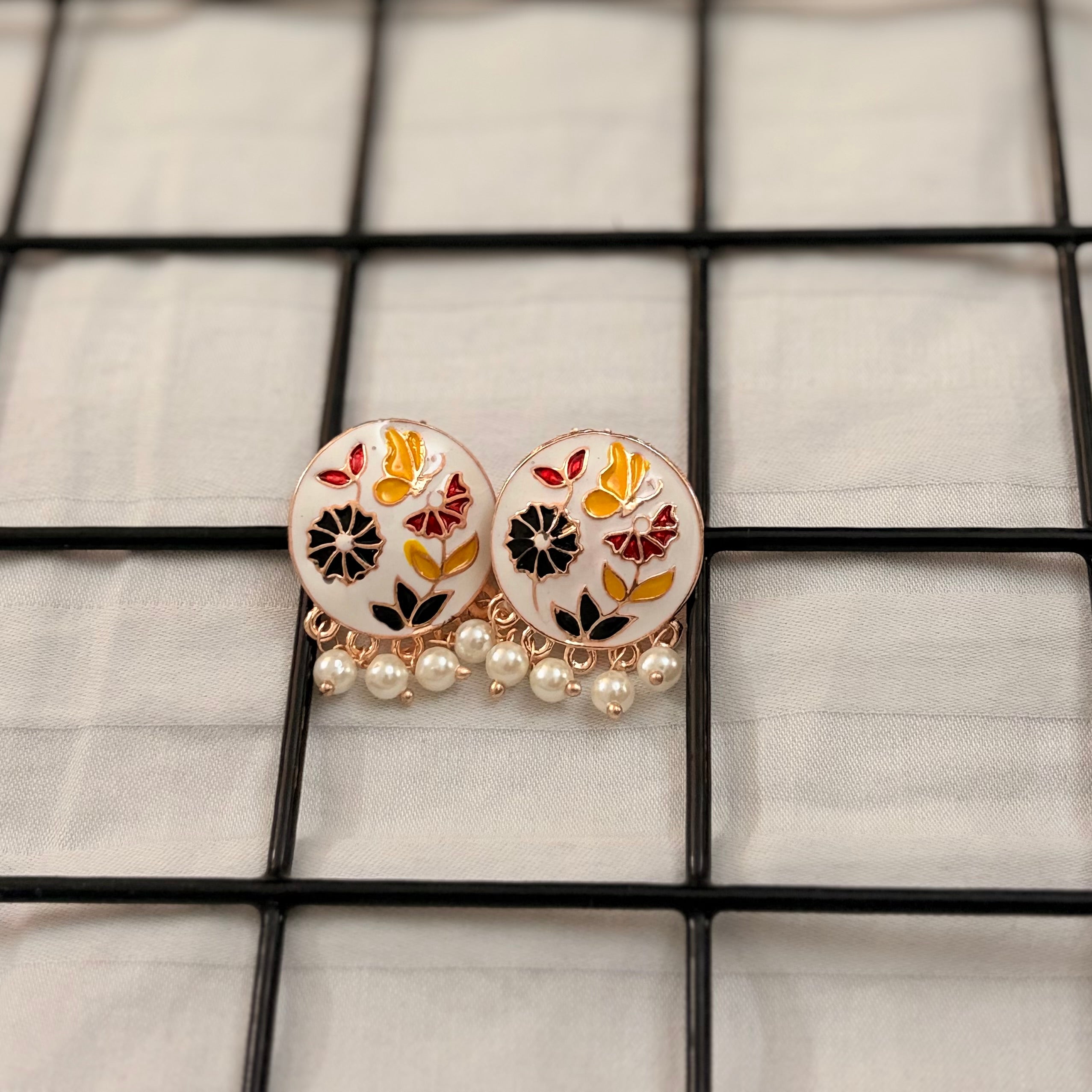 Bloom Meenakari Studs