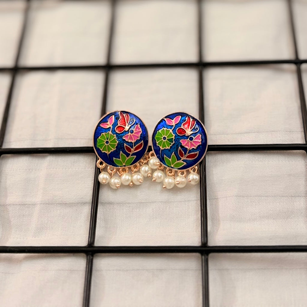 Bloom Meenakari Studs
